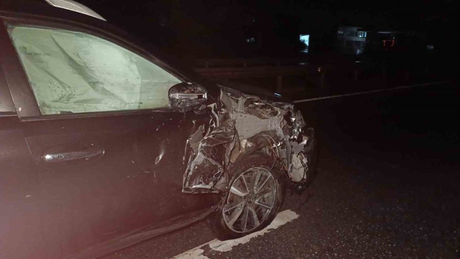 Kazadan Sonra Kaçan Alkollü Sürücü Tarlada Saklanırken Yakalandı