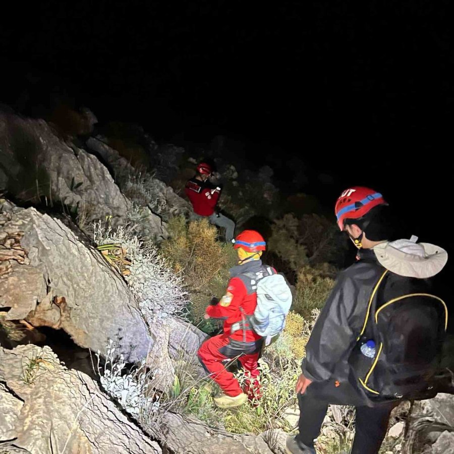 Likya Yolu Yürüyüşünde Kaybolan Kişi, 3 Saatte Bulundu