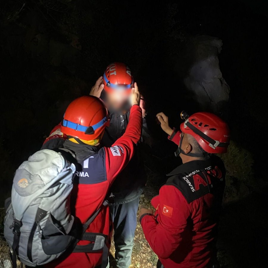 Likya Yolu Yürüyüşünde Kaybolan Kişi, 3 Saatte Bulundu
