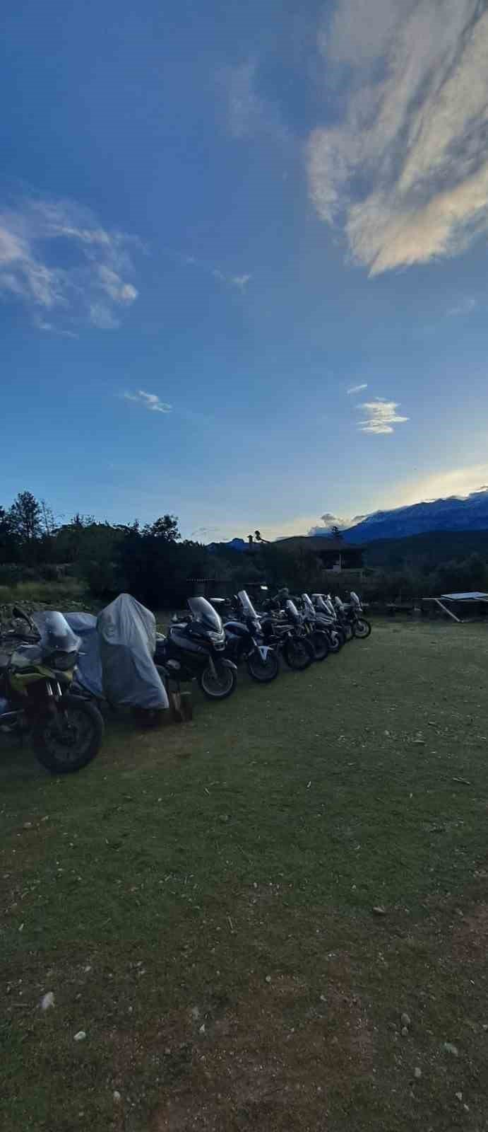 Zorlu Yolculuk Sonrası Motosikleti Grup Manavgat’a Ulaştı