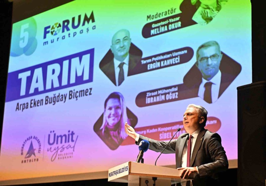 Başkan Uysal, "türkiye Tarımı Yeniden İnşa Etmeli"