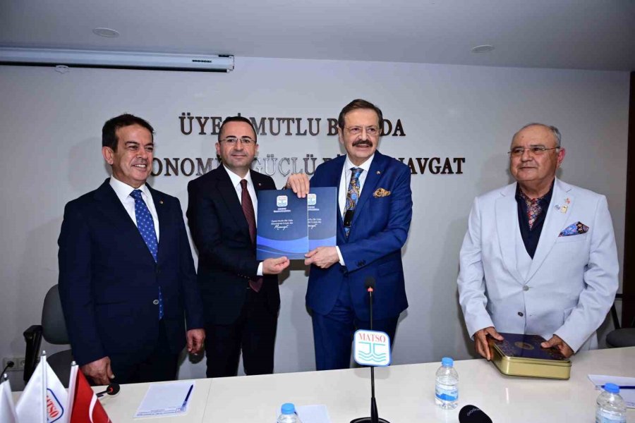 Hisarcıklıoğlu: "manavgat, Türkiye’nin Turizm Lokomotiflerinden Biridir"