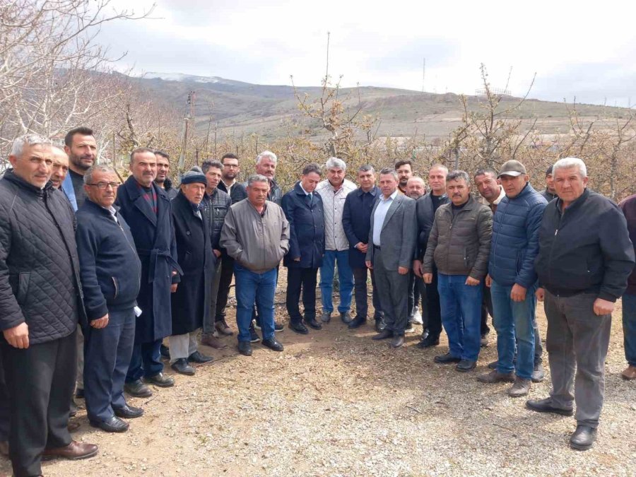 Vali Çiçek Ve Başkan Büyükkılıç’tan Develi’de ‘zirai Don’ İncelemesi