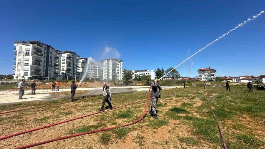Manavgat’ta Orman Yangınıyla Mücadele Eğitimi Verildi
