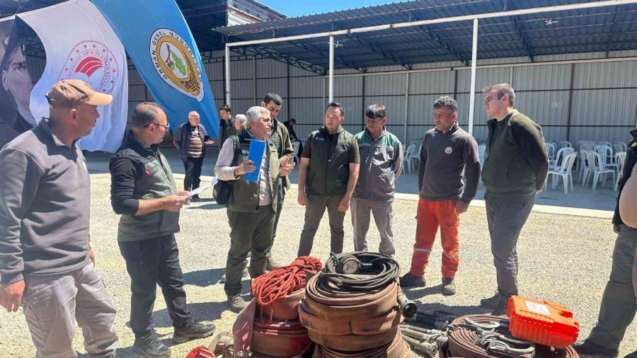 Manavgat’ta Orman Yangınıyla Mücadele Eğitimi Verildi