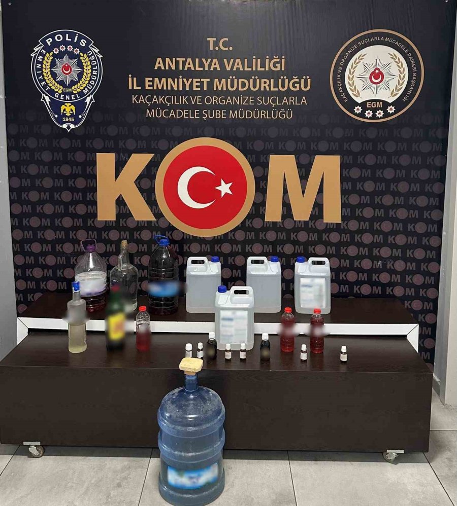 Antalya’da Son 1 Haftadaki Kaçakçılık Operasyonlarında 17 Şüpheliye İşlem