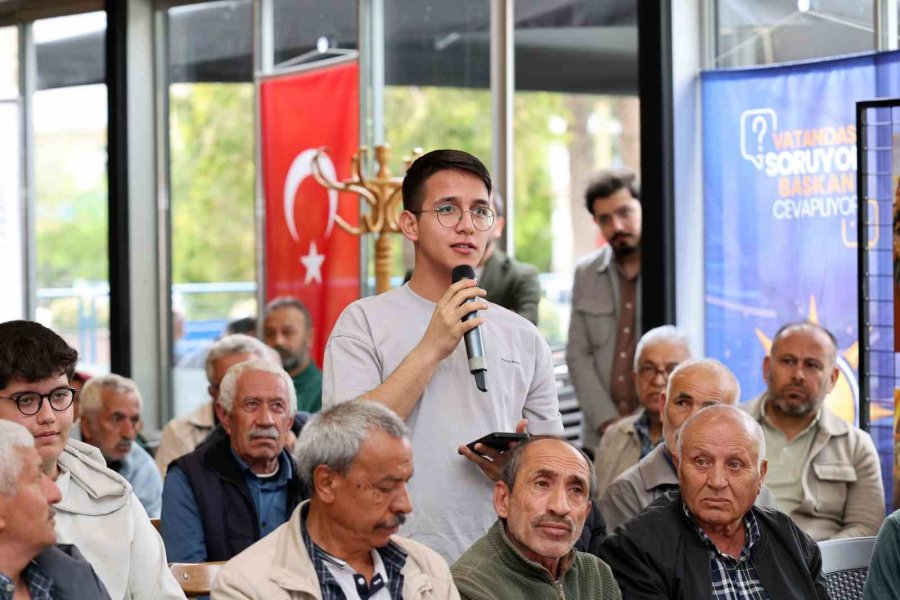 Talas’ta Vatandaş Sordu, Başkan Yalçın Osmanlı Evi’nde Cevapladı