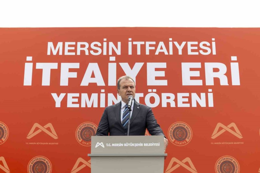 Mersin’de 50 İtfaiye Eri Göreve Başladı, 90 Yeni Alım Yapılacak