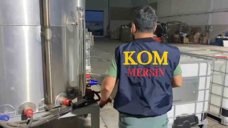 Kaçak Üretim Merkezinde 38 Tondan Fazla Etil Alkol Ele Geçirildi: 3 Tutuklama