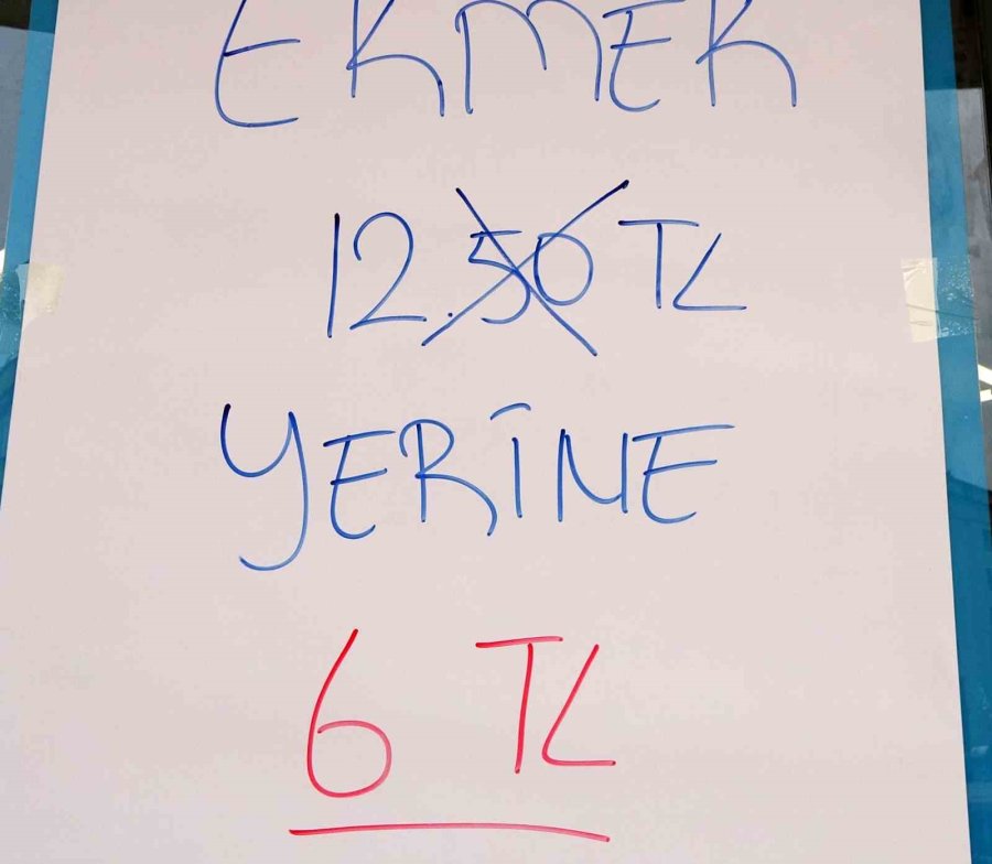 Antalya’da İki Marketin Fiyat Rekabeti Ekmeği 6 Tl’ye Kadar Düşürdü