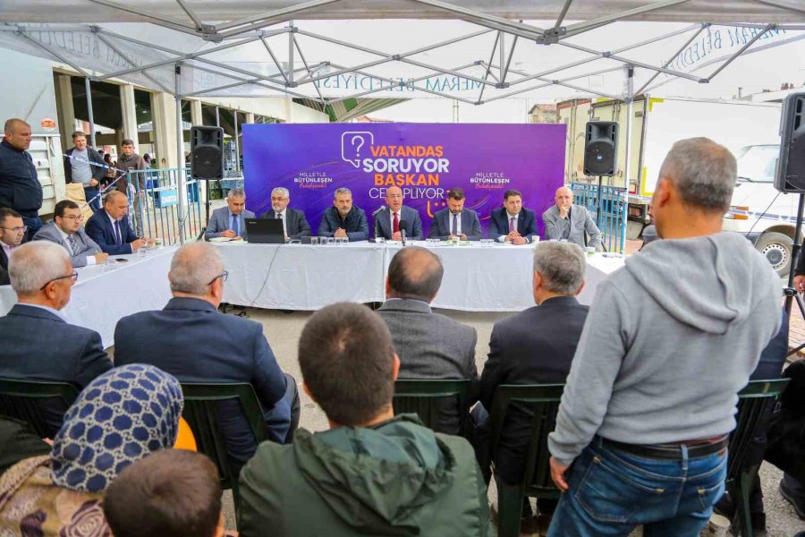 Meram’ın Mahallelerinde Hizmet Seferberliği Sürüyor