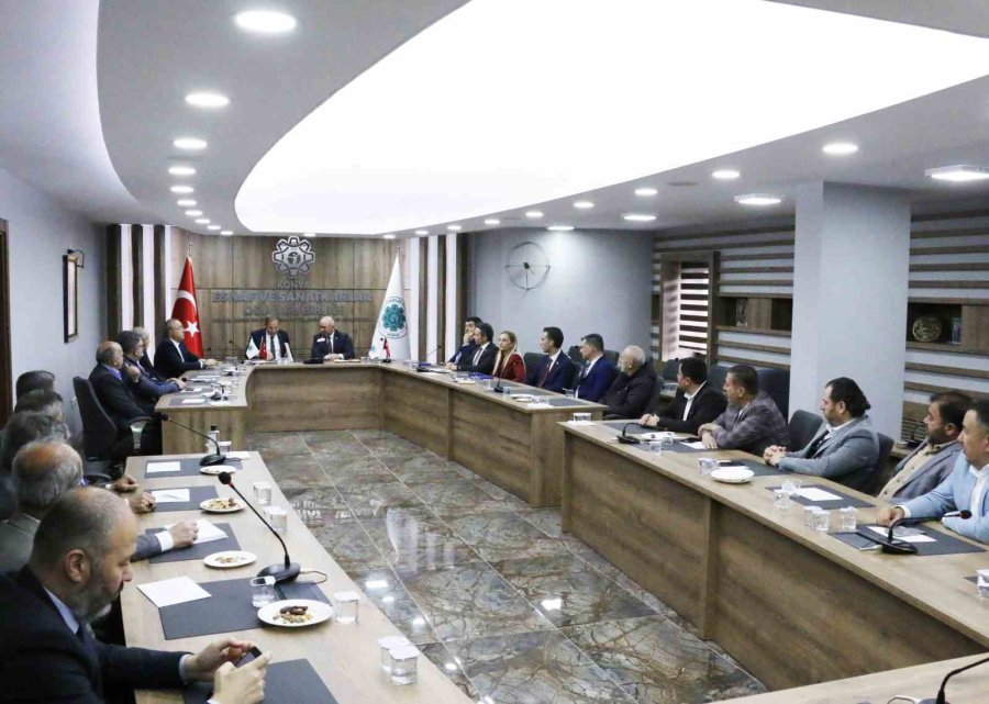 Tse Başkanı Şahin’in Oda Başkanlarıyla Bir Araya Geldi