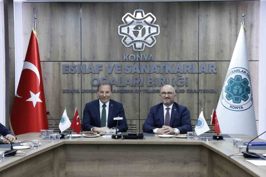 Tse Başkanı Şahin’in Oda Başkanlarıyla Bir Araya Geldi