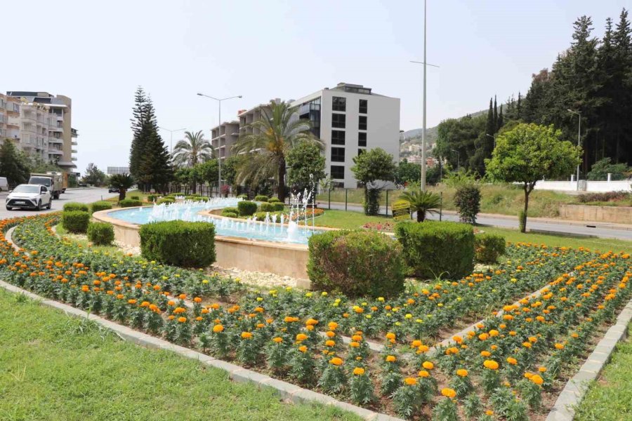 Alanya’da Süs Havuzları Yaz Sezonuna Hazırlanıyor