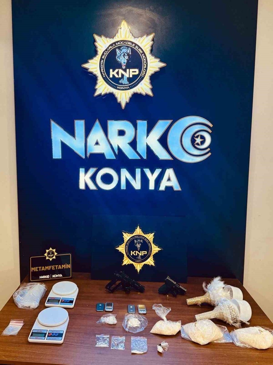 Konya Emniyetinden 1 Haftada 38 Narkotik Operasyonu: 37 Tutuklama