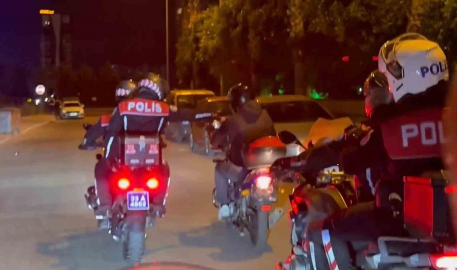 Mersin’de Motosikletlilere Sıkı Takip: Bin 645 Motosiklet Trafikten Men Edildi