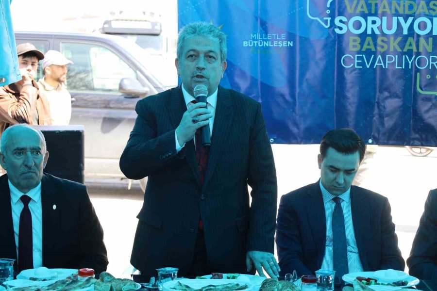 Yahyalı’da Vatandaş Soruyor, Başkan Cevaplıyor