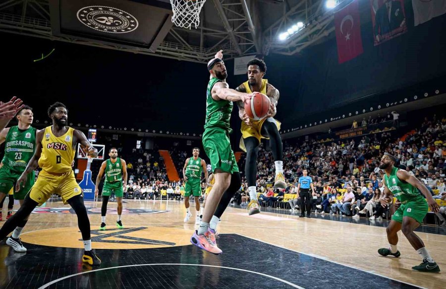 Türkiye Sigorta Basketbol Süper Ligi: Mersin Spor: 89 - Bursaspor: 82