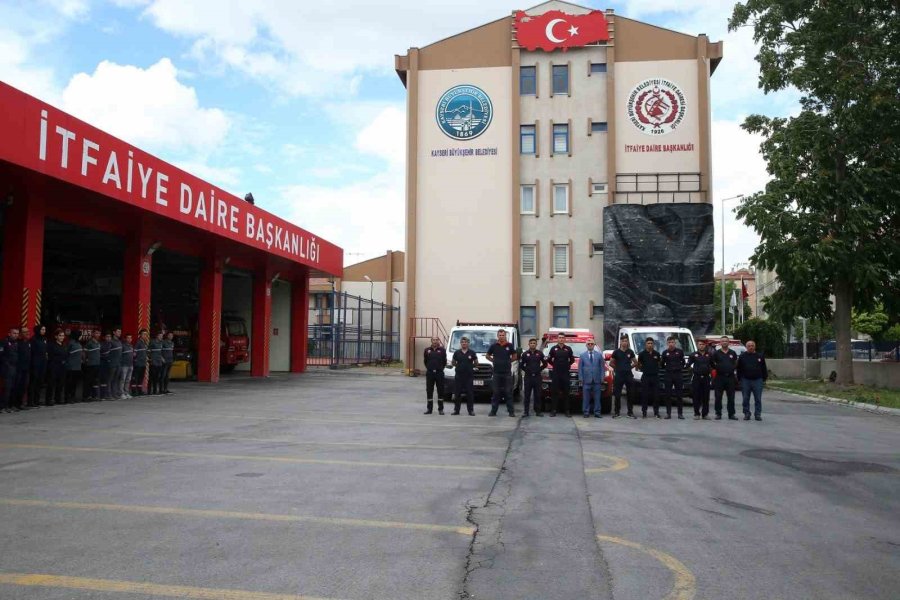Kayseri İtfaiyesi, Bir Ayda 567 Olaya Müdahale Etti