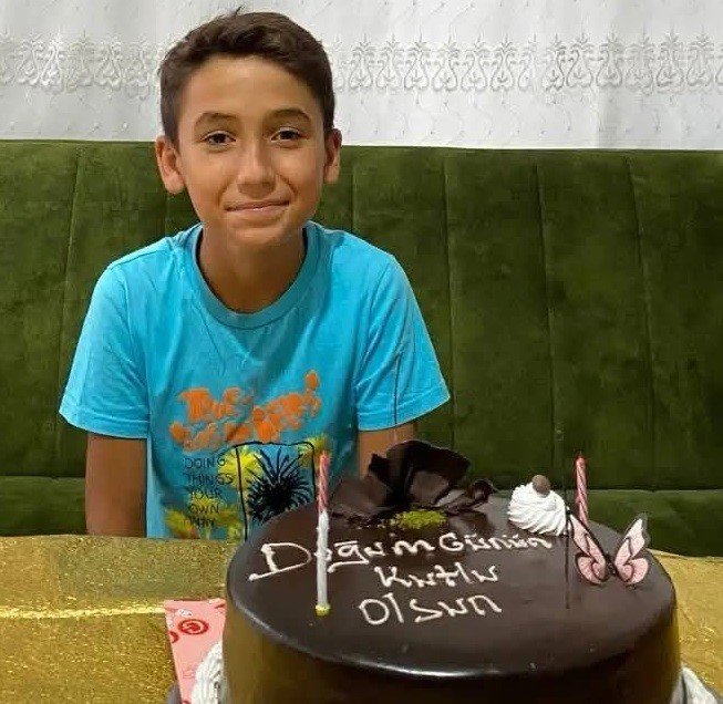 Kazada Hayatını Kaybeden 12 Yaşındaki Gökhan Son Yolculuğuna Uğurlandı