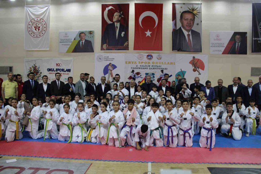 Erva Spor Okulları 2. Valilik Kupası Taekwondo Şampiyonası Yapıldı