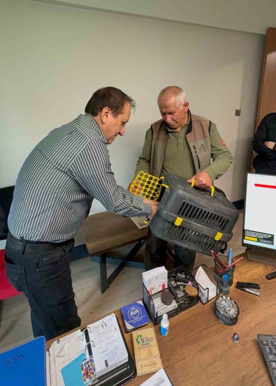 Kayseri’de Nesli Tükenmekte Olan Balaban Kuşu Görüldü