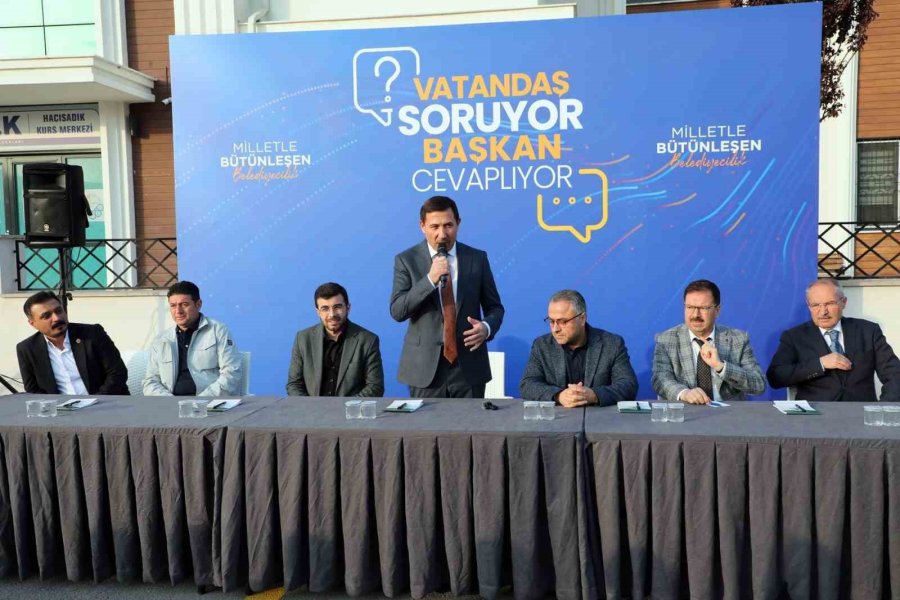 Karatay’da Hizmetler Masaya Yatırıldı