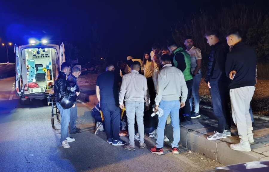 Devrilen Motosikletin Sürücüsü Yaralandı