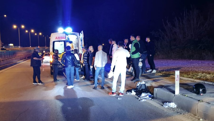 Devrilen Motosikletin Sürücüsü Yaralandı
