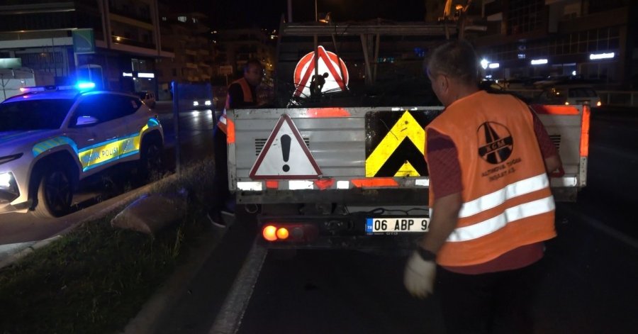 Alanya’da Takla Atan Otomobil Hurdaya Döndü: 2 Yaralı