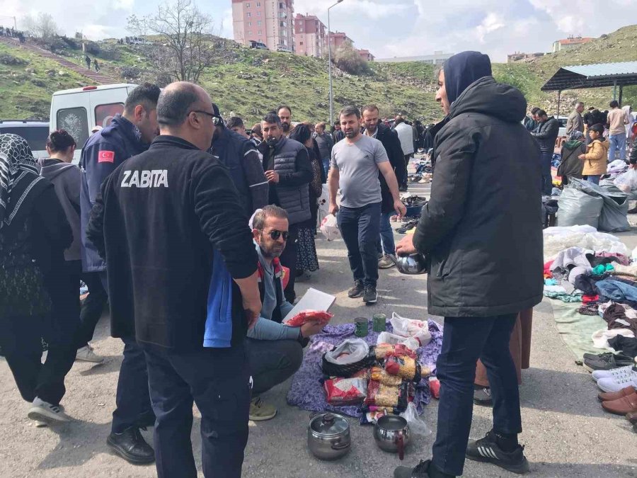 Bit Pazarı Denetiminde Birçok Ürün İmha Edildi