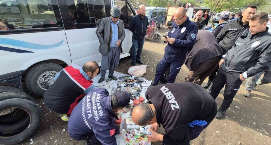 Bit Pazarı Denetiminde Birçok Ürün İmha Edildi