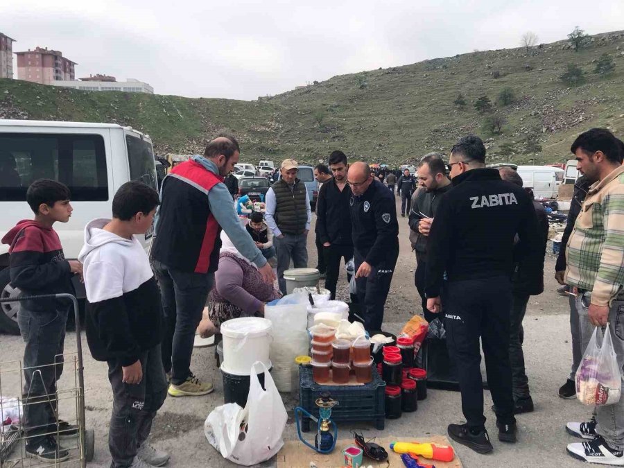 Bit Pazarı Denetiminde Birçok Ürün İmha Edildi