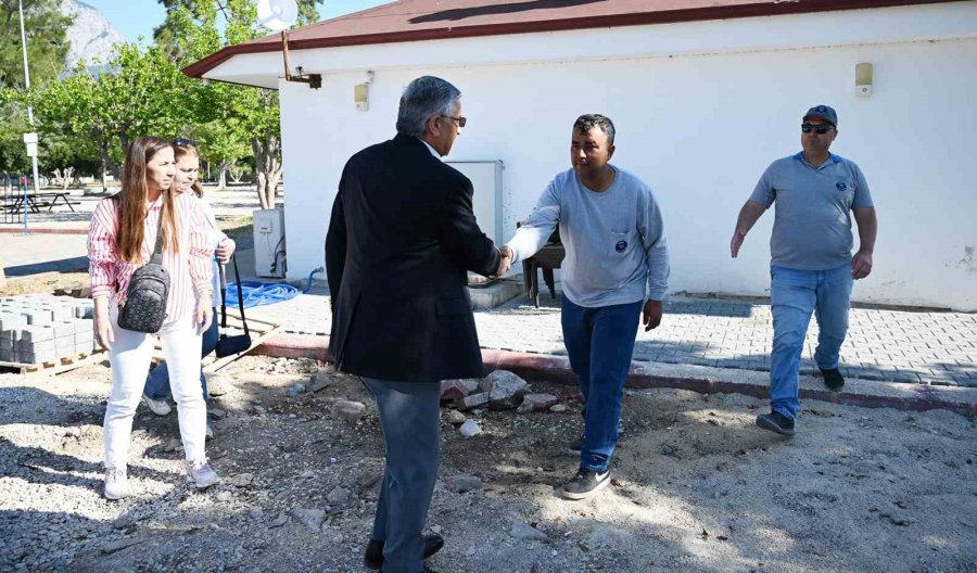Başkan Topaloğlu İlçe Genelindeki Çalışmaları Denetledi