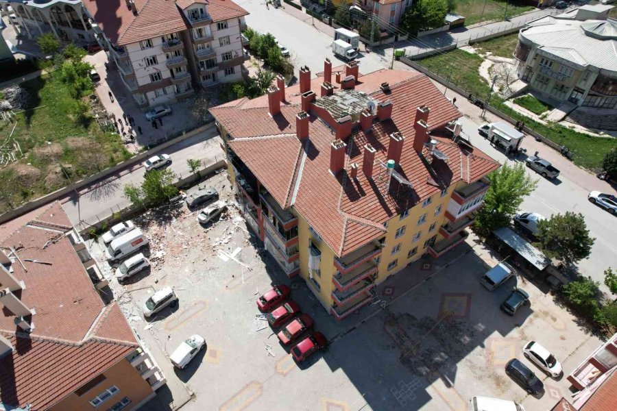 Doğalgaz Patlamasının Şiddeti Gündüz Ortaya Çıktı