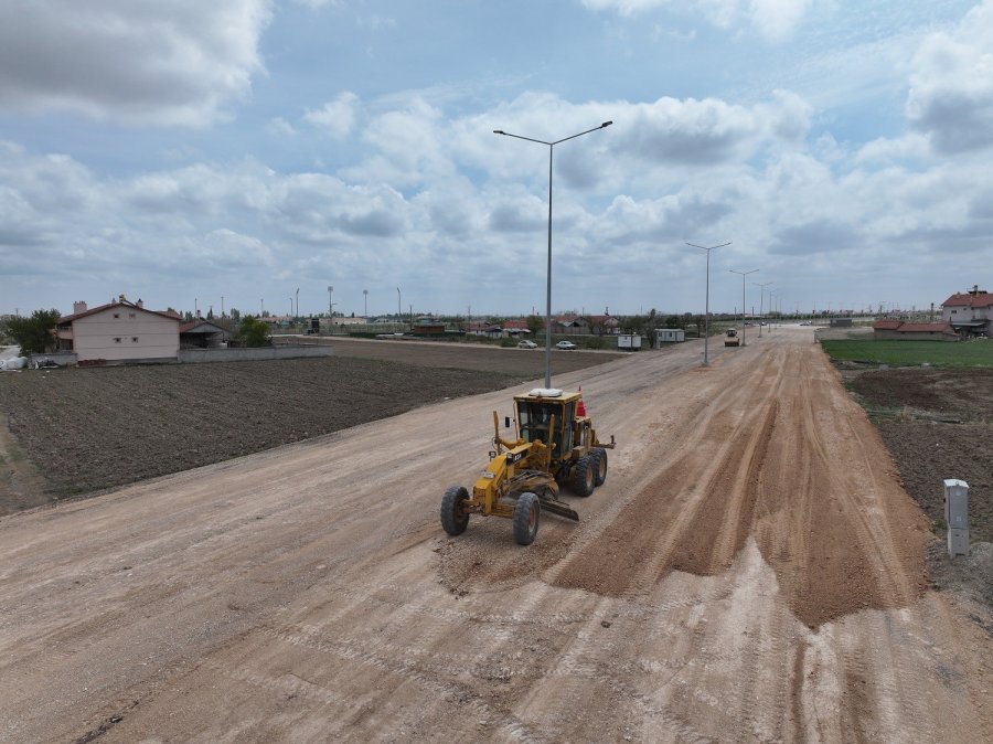Karatay’ın Yeni Ulaşım Aksında Altyapı Çalışmaları Başladı
