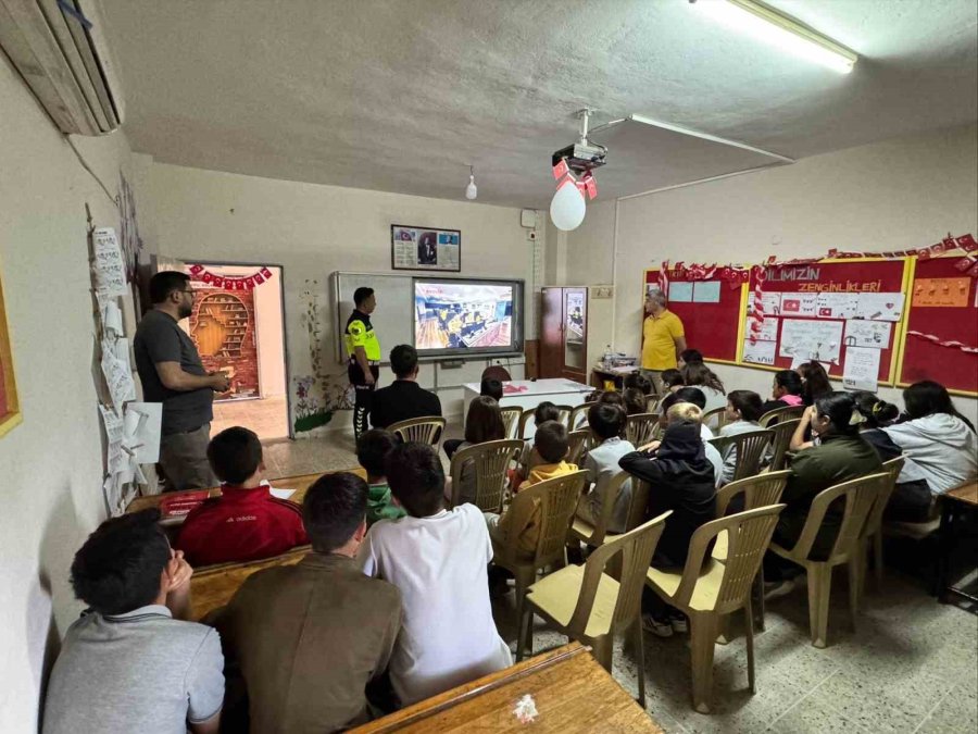 Gazipaşa’da Öğrencilere Trafik Bilinci Aşılandı