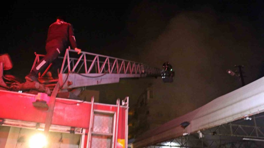 Gecekondu Alev Alev Yandı, Sokağa Dökülen Mahalleli Kediler İçin Gözyaşı Döktü