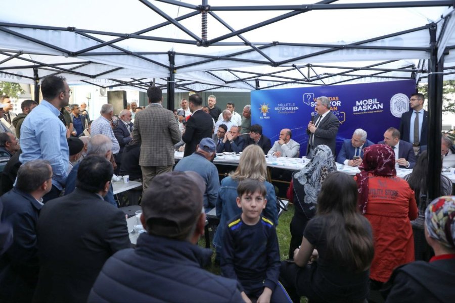 Mobil Başkan İle Kocatepe Mahallesi’nde Gönül Buluşması