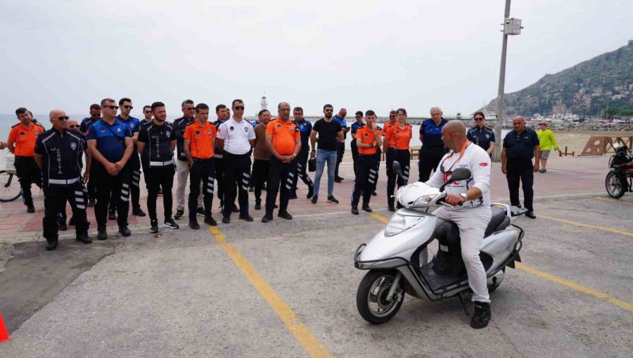Alanya Zabıta Personeline Güvenli Sürüş Eğitimi