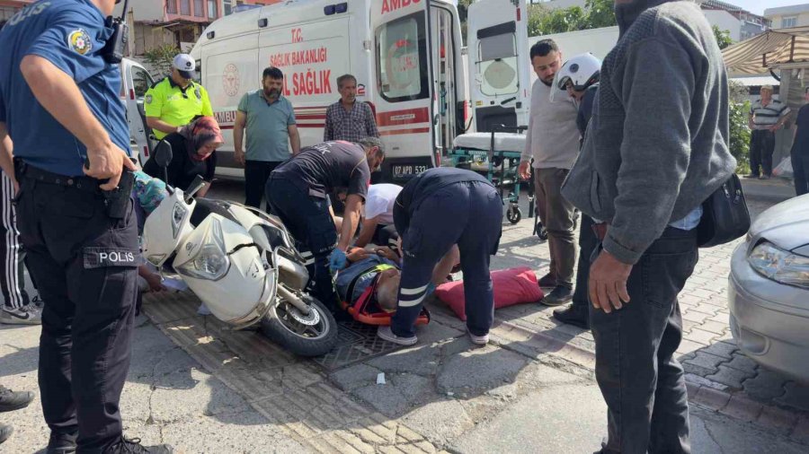 Gazipaşa’da Ters Yön İhlali Kazaya Neden Oldu: 1 Yaralı