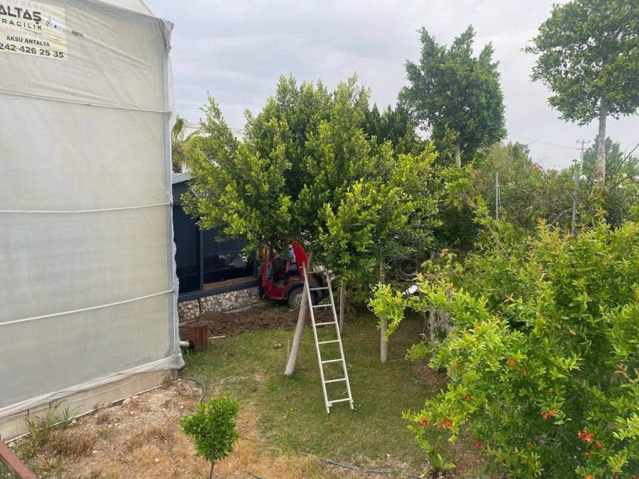 Serik’te Kamyonet Seraya Daldı: 1 Yaralı