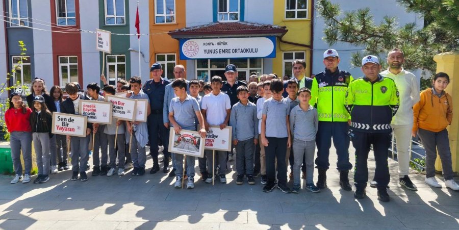 Hüyük’te Karayolu Trafik Haftası Etkinlikleri