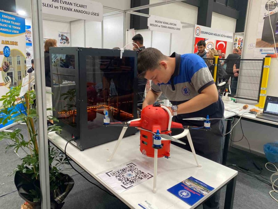 Liseli Öğrencilerin İlginç Projeleri Metif’te Sergilendi