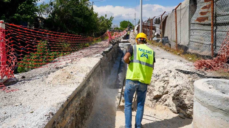 Meski, Toroslar, Kazanlı Ve Homurlu’da Kanalizasyon Hattı Yapımına Başladı