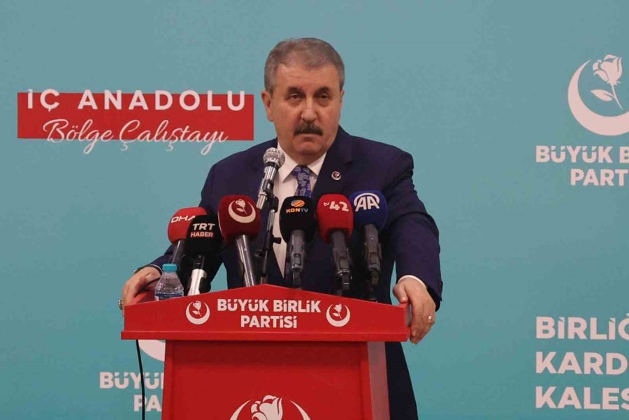 Bbp Genel Başkanı Destici: "gazze Sadece Bir Toprak, Kara Parçası Değildir"