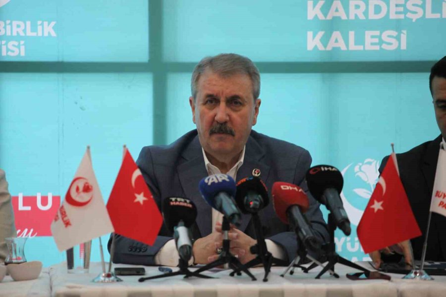 Bbp Genel Başkanı Destici: "iki Suç İçin İdam Cezası Geri Getirilmelidir"