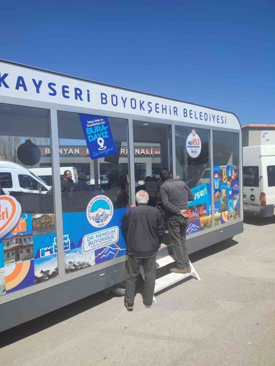 Kayseri Büyükşehir, Mobil Beyaz Masa İle Vatandaşla İç İçe