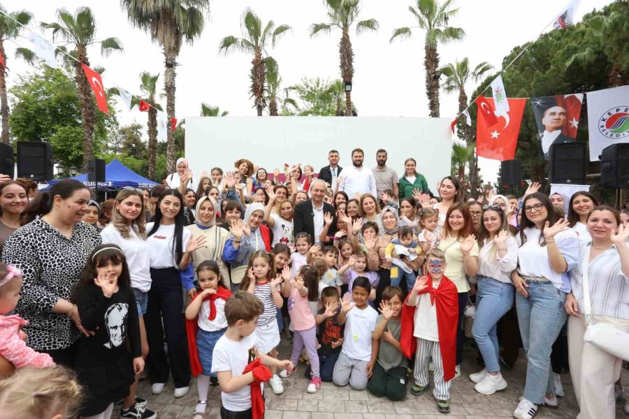 Kepez’de Anneler Yarıştı, Çocuklar İzledi