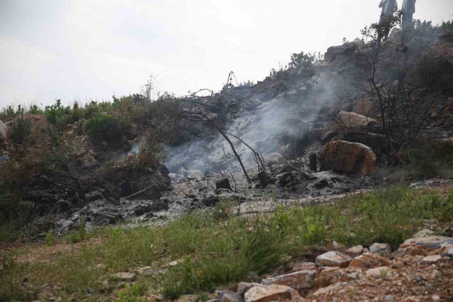 Alanya’da Makilik Alanda Yangın